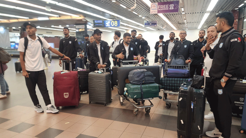 ভারত থেকে দেশে ফিরেছেন ফুটবলাররা